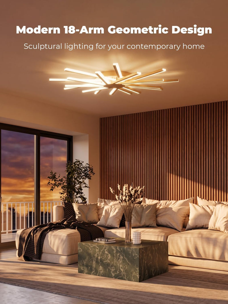 96CM Ceiling Lights Living Room Large Lighting Modern