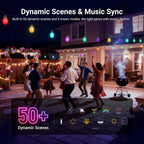 96FT Outdoor String Lights App Control Smart Ai