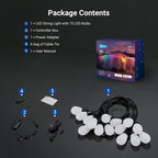 96FT Outdoor String Lights App Control Smart Ai