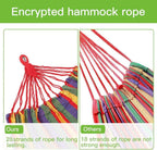 9FT Double Hammock with Stand 550 Lbs Capacity