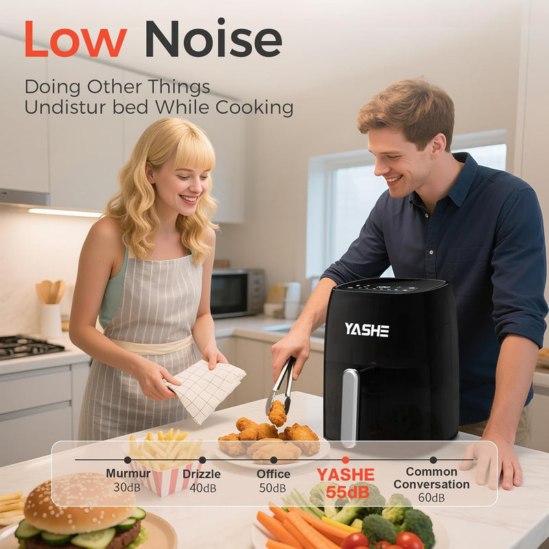 9L Dual Air Fryer with 2 Independent 4.5L