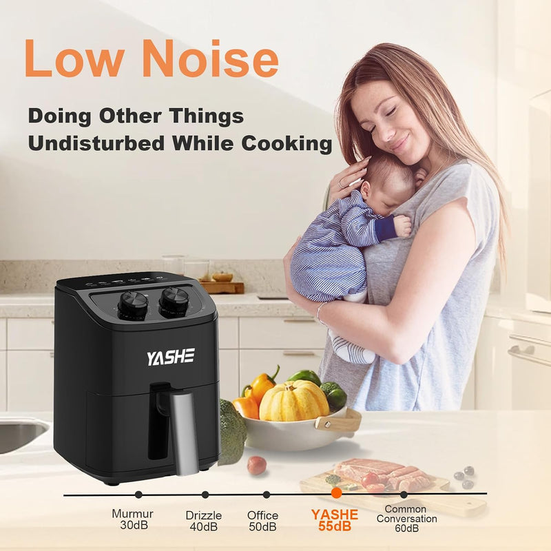 9L Dual Air Fryer with 2 Independent 4.5L