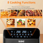 9L Dual Air Fryer with 2 Independent 4.5L