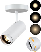 9W Zoomable Ceiling Spotlight LED Dimmable Directional Wall
