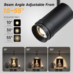 9W Zoomable Ceiling Spotlight LED Dimmable Directional Wall