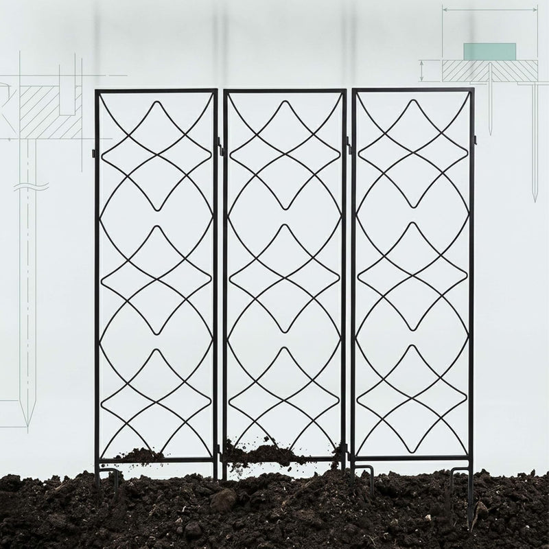 9x Garden Trellises for Plugging Creeper Climbing Plants