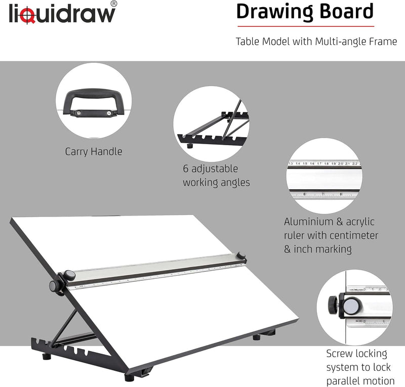 A2 Drawing Board with Parallel Motion Table Model