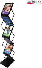 A4 Folding Literature Display Stand 6 Shelf Carry