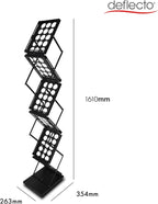 A4 Folding Literature Display Stand 6 Shelf Carry