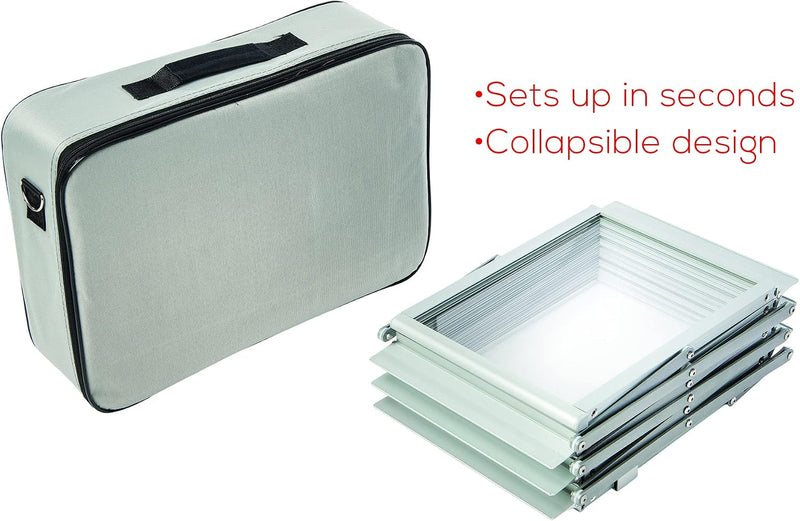 A4 Folding Literature Display Stand 6 Shelf Carry