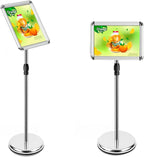 A4 Sign Holder Stand Adjustable Poster Display Aluminum