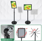 A4 Sign Holder Stand Adjustable Poster Display Aluminum