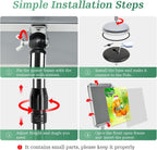 A4 Sign Holder Stand Adjustable Poster Display Aluminum