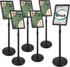 A4 Sign Holder Stand Adjustable Poster Display Aluminum
