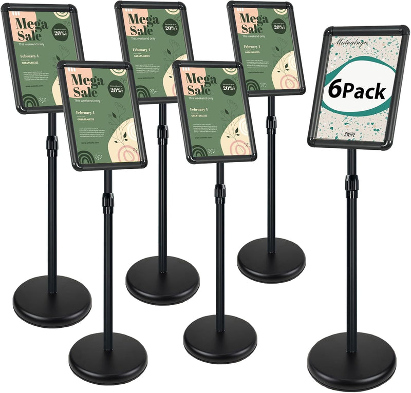 A4 Stand Sign Holder Display Free Standing Signs