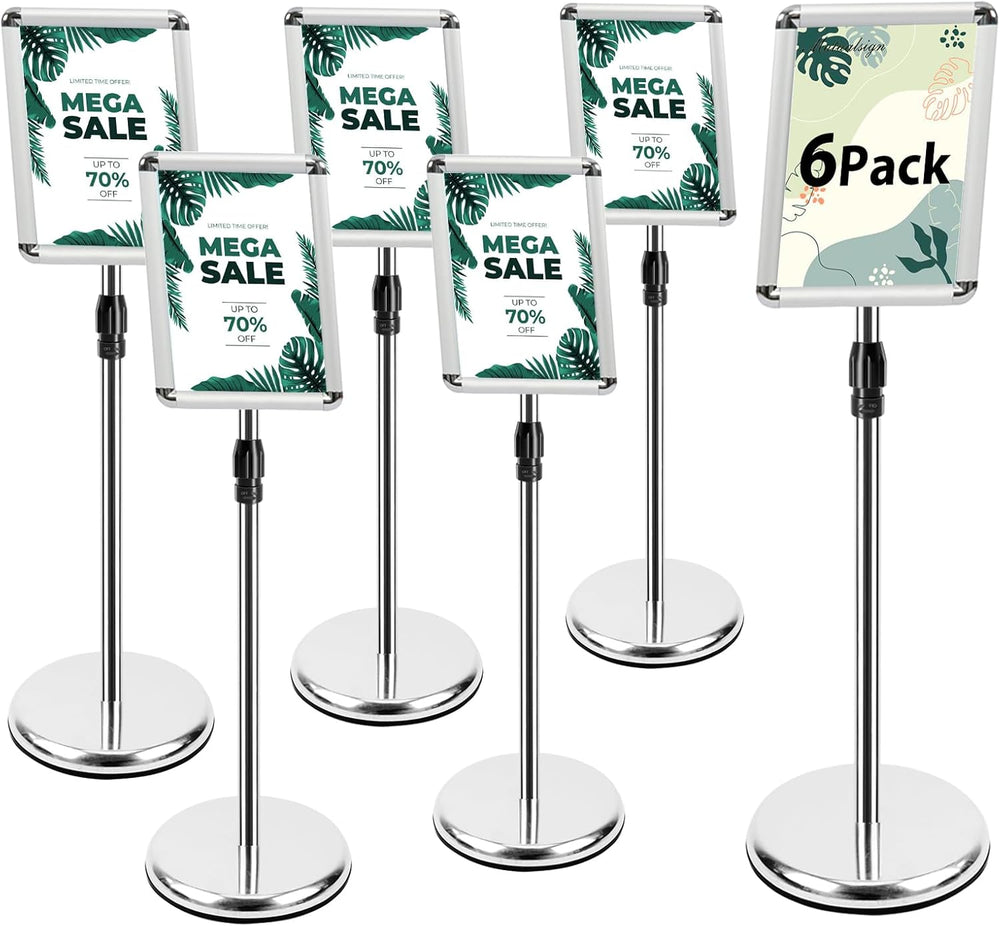 A4 Stand Sign Holder Display Free Standing Signs