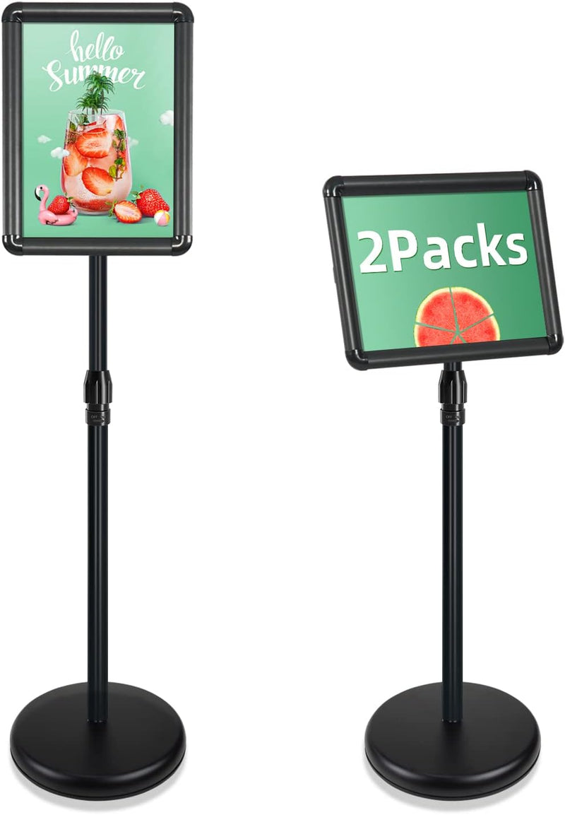 A4 Stand Sign Holder Display Free Standing Signs