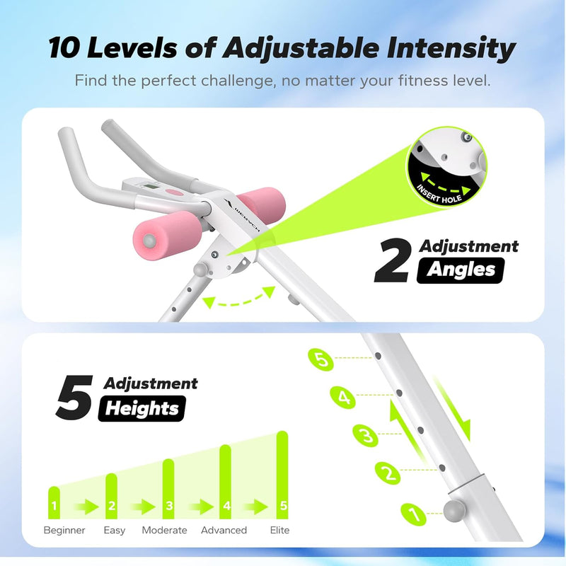 Ab Machine Abs Workout Equipment Adjustable