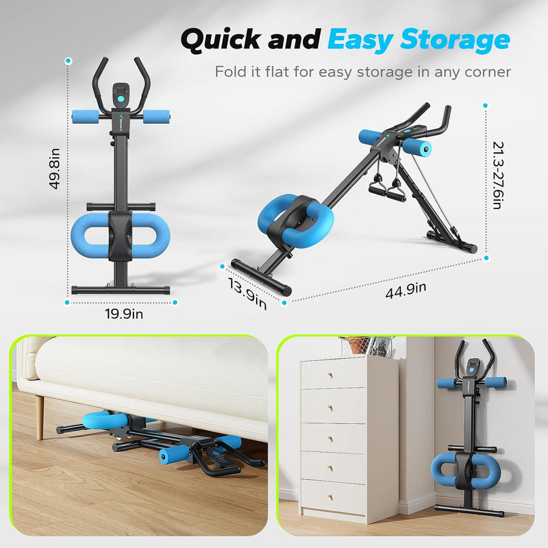 Ab Machine Abs Workout Equipment Adjustable