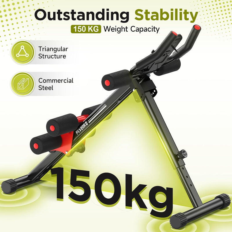 Ab Machine Adjustable Trainer for Home Gym Body