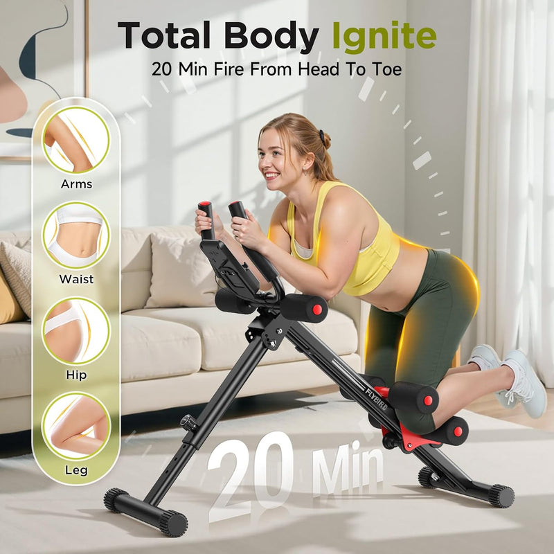 Ab Machine Adjustable Trainer for Home Gym Body