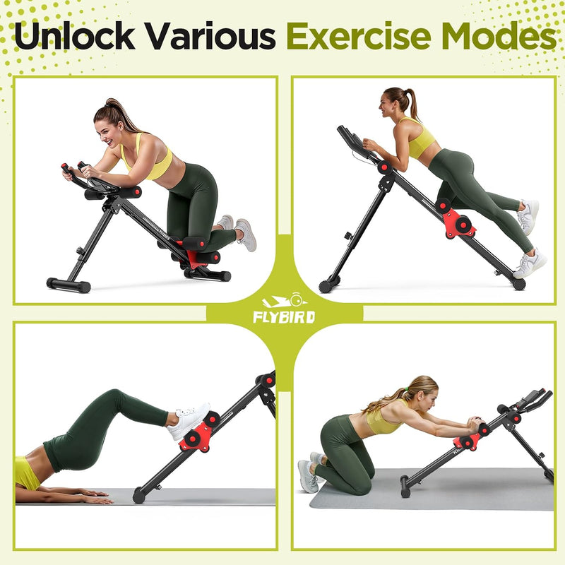 Ab Machine Adjustable Trainer for Home Gym Body