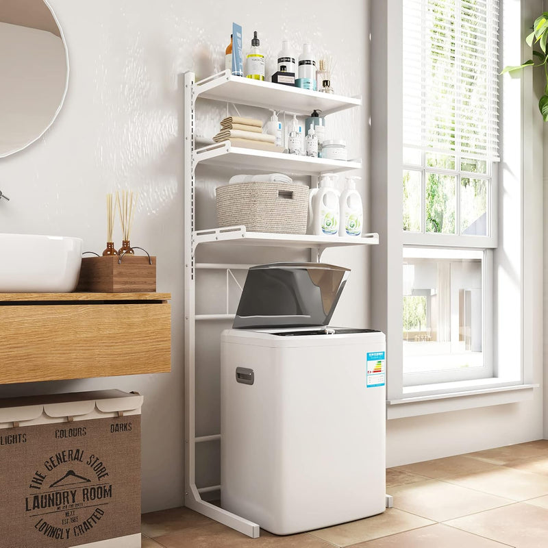 Over the Toilet Washer Organzier Adjustable Stand Storage