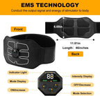 Abs Stimulator Ems Muscle Trainer Belt Abdominal Exerciser