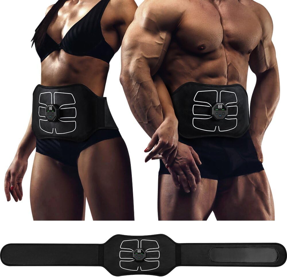 Abs Stimulator Ems Muscle Trainer Belt Abdominal Exerciser