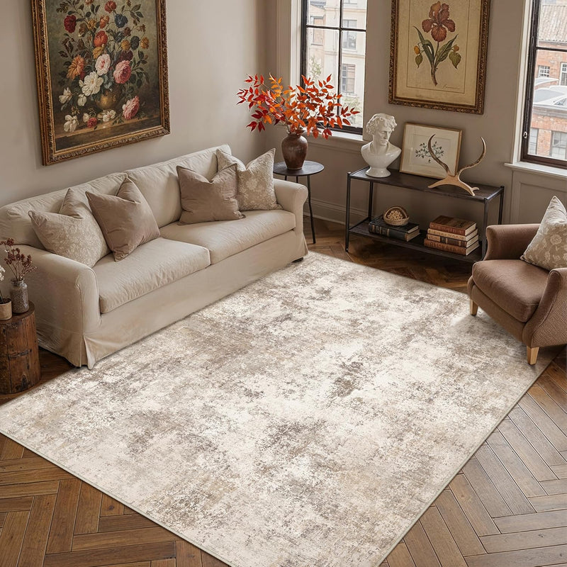 Large Rugs Living Room Washable Abstract Carpet