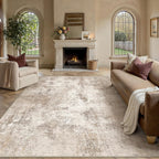 Large Rugs Living Room Washable Abstract Carpet