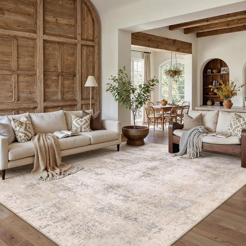 Large Rugs Living Room Washable Abstract Carpet