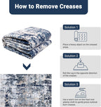 Abstract Area Rug Modern Short Pile