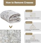 Abstract Area Rug Modern Short Pile Soft