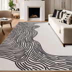 Abstract Linien Rugs for Living Room