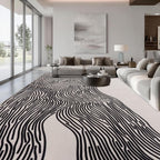 Abstract Linien Rugs for Living Room