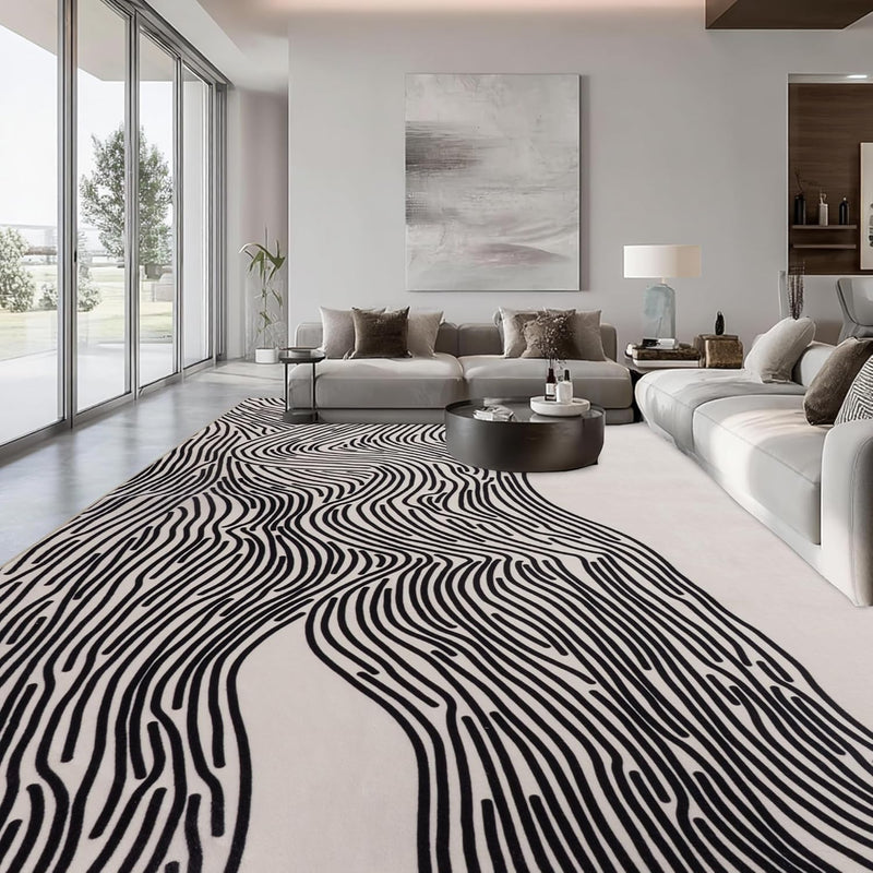 Moderne Abstract Linien Rugs for Living Room