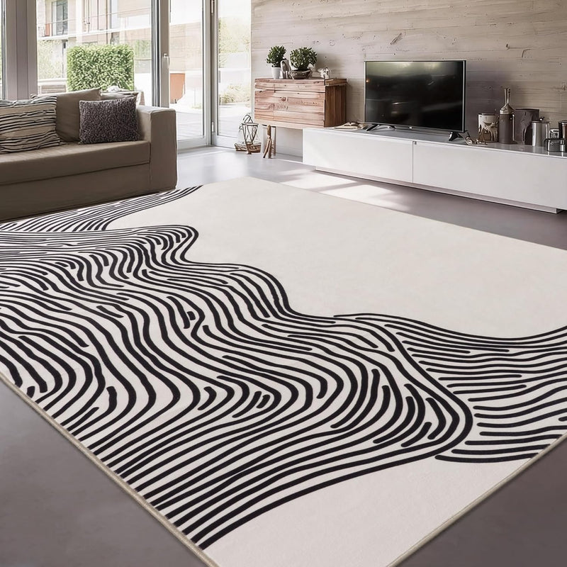 Moderne Abstract Linien Rugs for Living Room