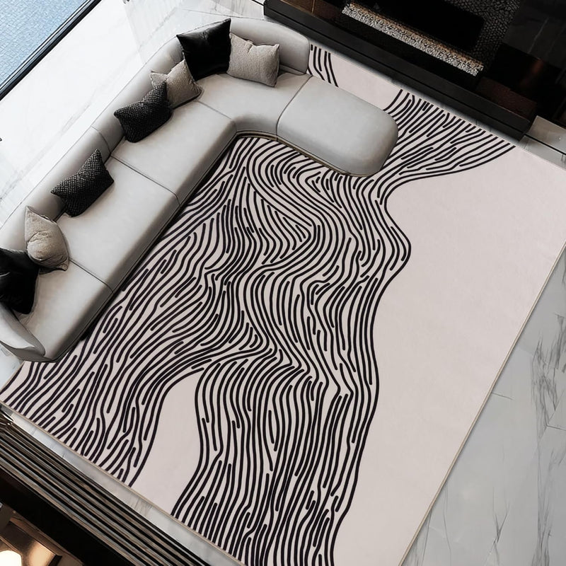 Moderne Abstract Linien Rugs for Living Room