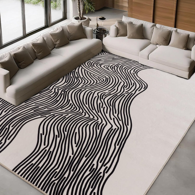 Moderne Abstract Linien Rugs for Living Room