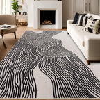 Abstract Linien Rugs for Living Room
