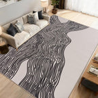 Abstract Linien Rugs for Living Room