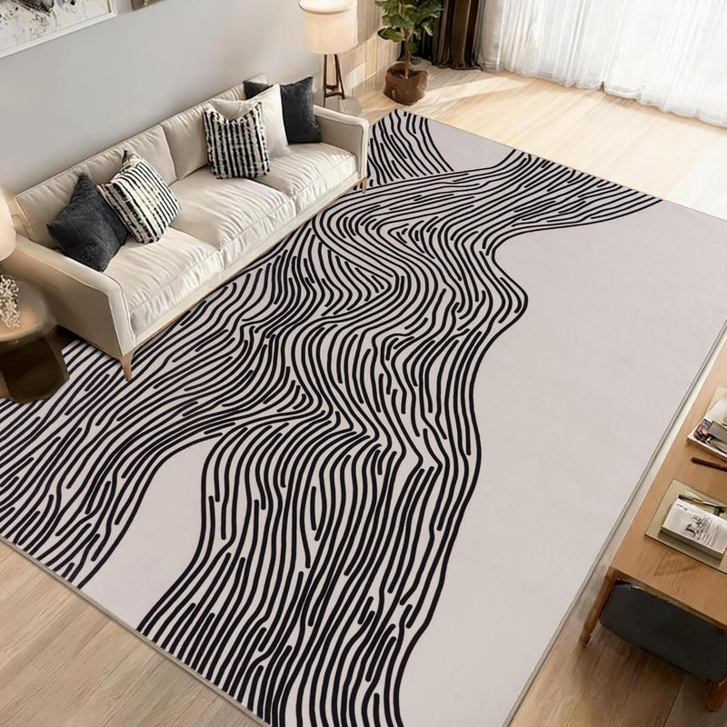 Moderne Abstract Linien Rugs for Living Room