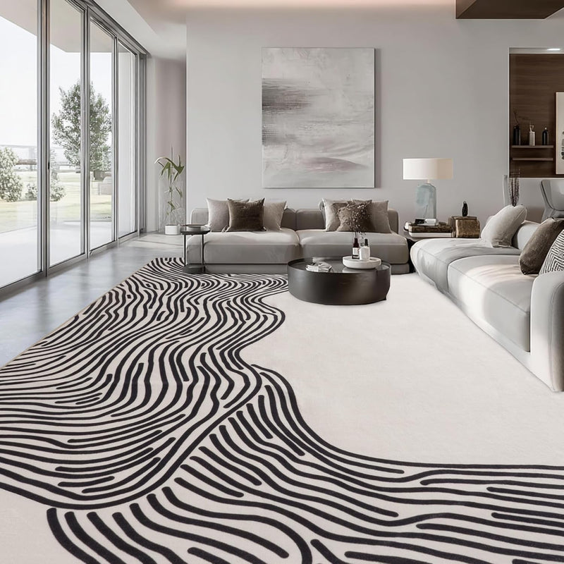 Moderne Abstract Linien Rugs for Living Room