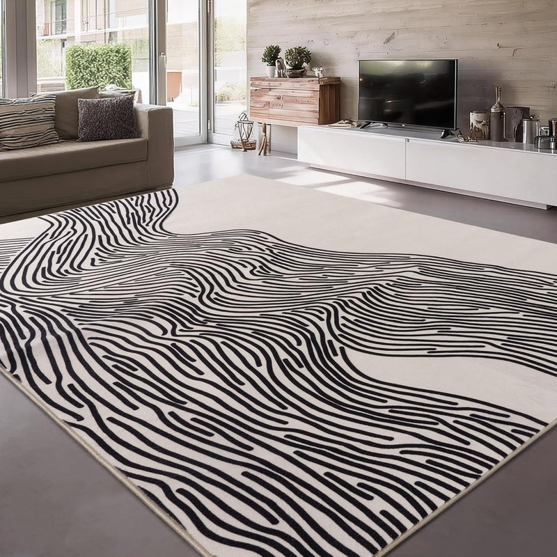 Moderne Abstract Linien Rugs for Living Room