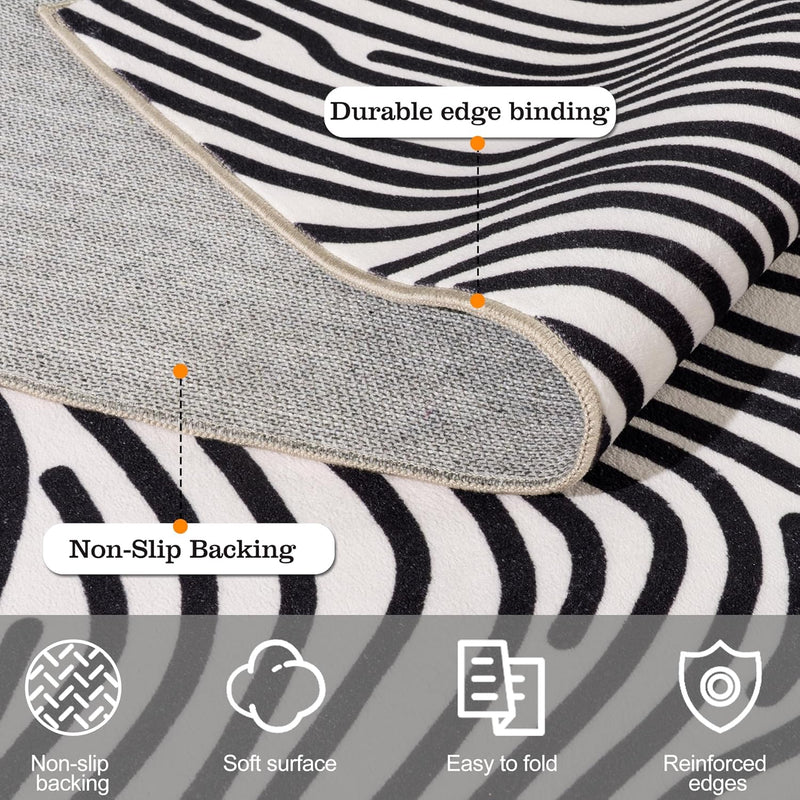 Moderne Abstract Linien Rugs for Living Room