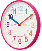 Acctim Wickford Kids Teaching Wall Clock Quartz Rainbow