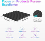 Acoustic Foam Panels 1" X 12" 2.5 30 (12 Pack)