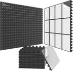 Acoustic Foam Panels 1" X 12" 2.5 30 (12 Pack)