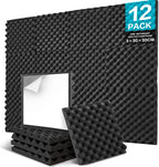 Acoustic Foam Panels 1" X 12" 2.5 30 (12 Pack)